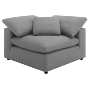 Raleigh 6-piece Boucle Upholstered Modular Sectional Grey - detail 5