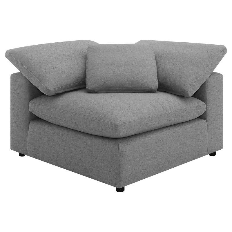 Raleigh 6-piece Boucle Upholstered Modular Sectional Grey - detail 5