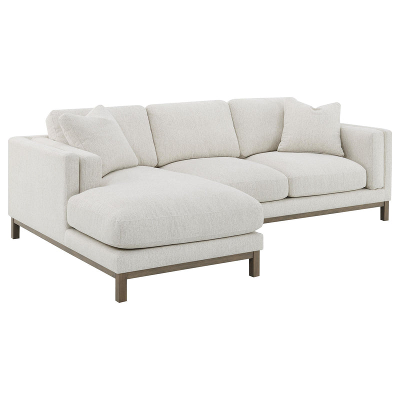 Geneva Boucle Upholstered Sectional Chaise Sofa