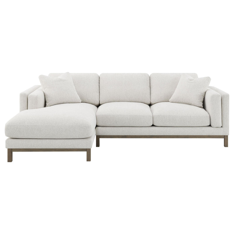 Geneva Boucle Upholstered Sectional Chaise Sofa