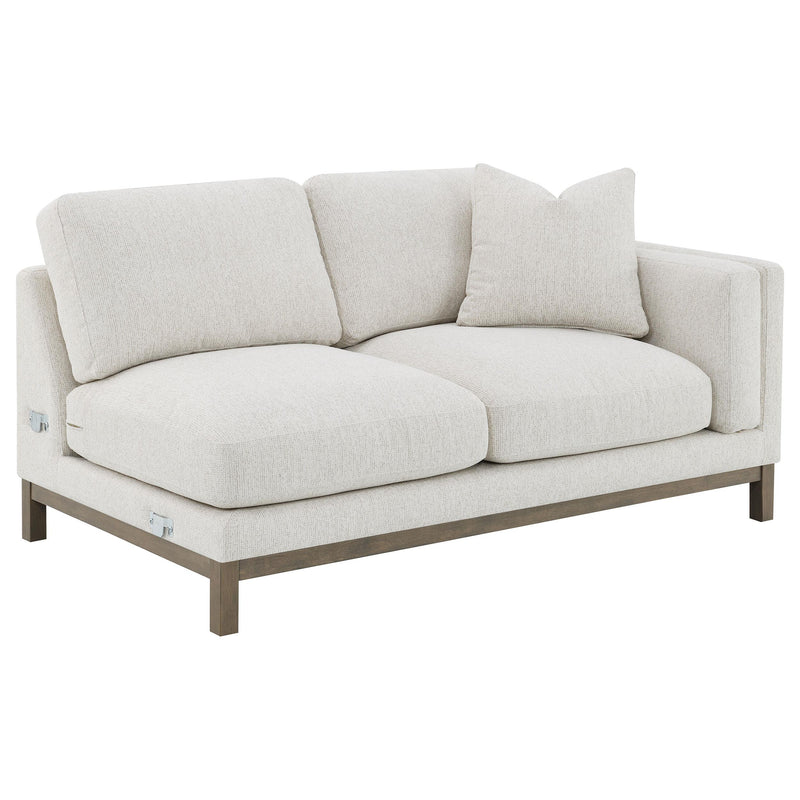 Geneva Boucle Upholstered Sectional Chaise Sofa