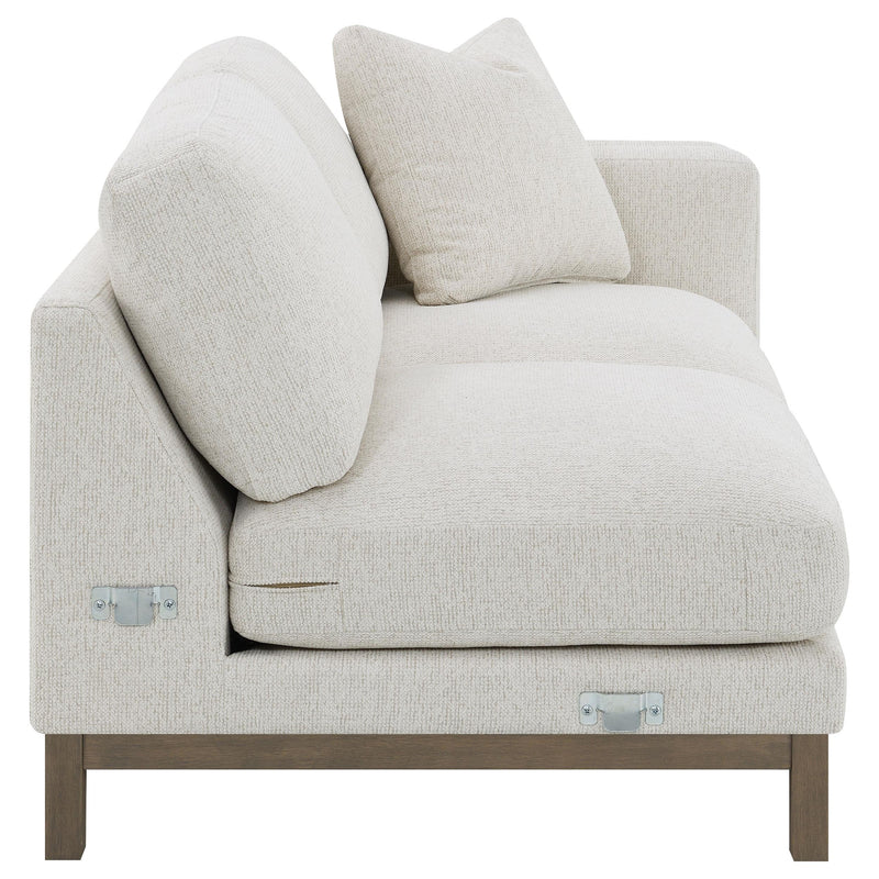 Geneva Boucle Upholstered Sectional Chaise Sofa