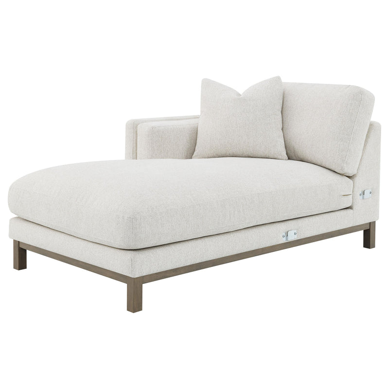 Geneva Boucle Upholstered Sectional Chaise Sofa