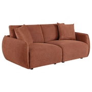Elysia Fabric Upholstered Modular Lounge Loveseat Coral - alternate view