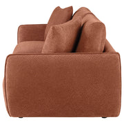 Elysia Fabric Upholstered Modular Lounge Loveseat Coral - detail 5