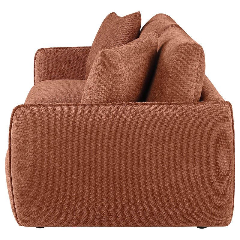 Elysia Fabric Upholstered Modular Lounge Loveseat Coral - detail 5
