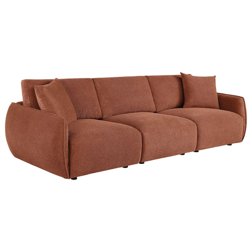 Elysia Fabric Upholstered Modular Lounge Sofa Coral - alternate view