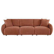 Elysia Fabric Upholstered Modular Lounge Sofa Coral - detail 3