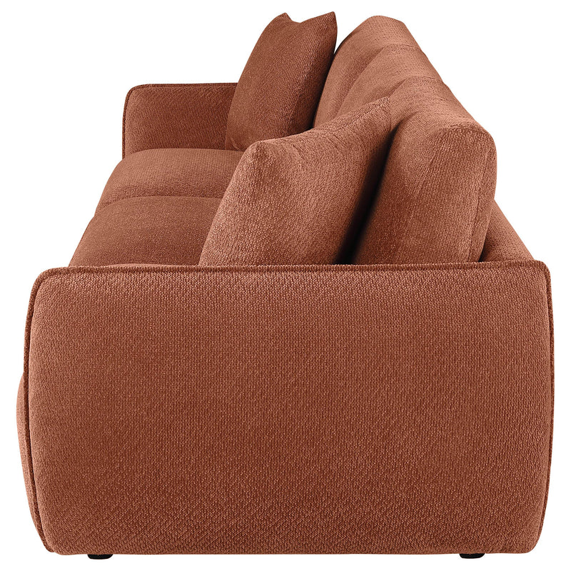 Elysia Fabric Upholstered Modular Lounge Sofa Coral - detail 5