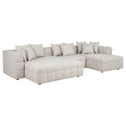 Amara 4-Piece Upholstered Sectional Sofa - alternate view