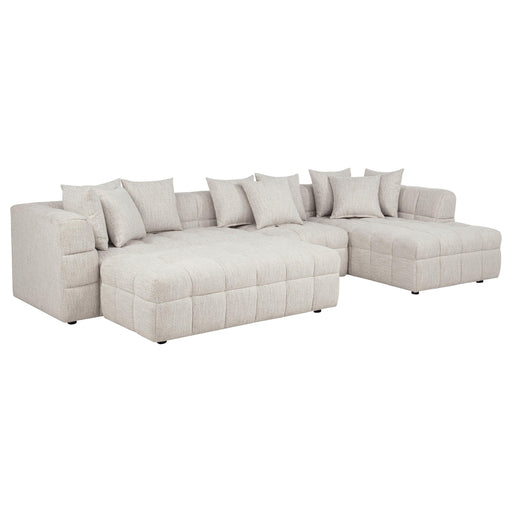 Amara 4-Piece Upholstered Sectional Sofa - alternate view
