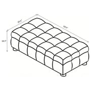 Amara Upholstered Ottoman - detail 6