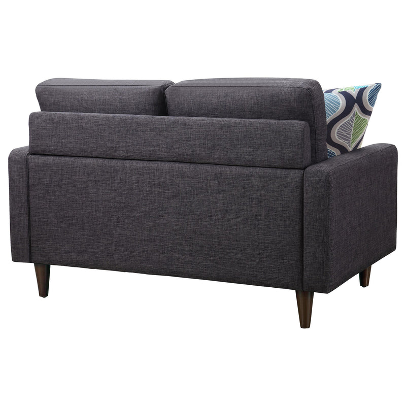 Watsonville Upholstered Track Arm Tufted Loveseat