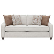 Christine Upholstered Sloped Arm Sofa Beige - detail 3