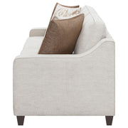 Christine Upholstered Sloped Arm Sofa Beige - detail 5