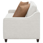 Christine Upholstered Sloped Arm Loveseat Beige - detail 5
