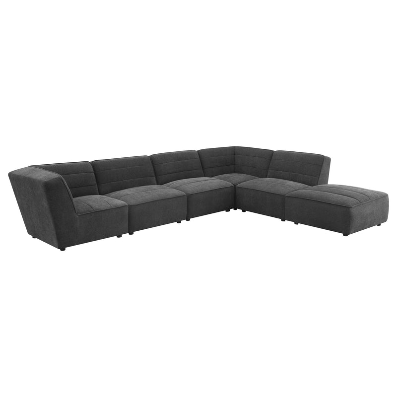 Sunny 6-piece Upholstered Modular Sectional Sofa
