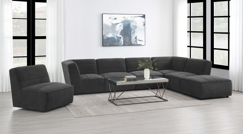 Sunny Square Upholstered Ottoman
