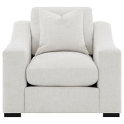 Ashlyn Fabric Upholstered Track Arm Accent Chair Sand - detail 3