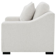 Ashlyn Fabric Upholstered Track Arm Accent Chair Sand - detail 5