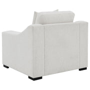 Ashlyn Fabric Upholstered Track Arm Accent Chair Sand - detail 6