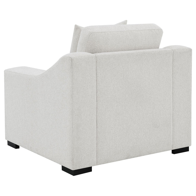 Ashlyn Fabric Upholstered Track Arm Accent Chair Sand - detail 6