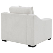Ashlyn Fabric Upholstered Track Arm Accent Chair Sand - detail 7