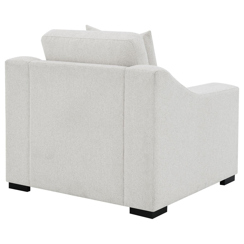Ashlyn Fabric Upholstered Track Arm Accent Chair Sand - detail 7