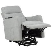 Dayes Upholstered Power Lift Recliner Chair Light Grey - detail 6