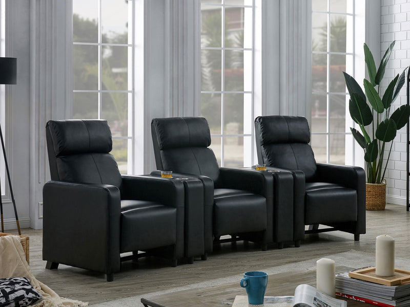 Toohey Upholstered Tufted Recliner Living Room Set