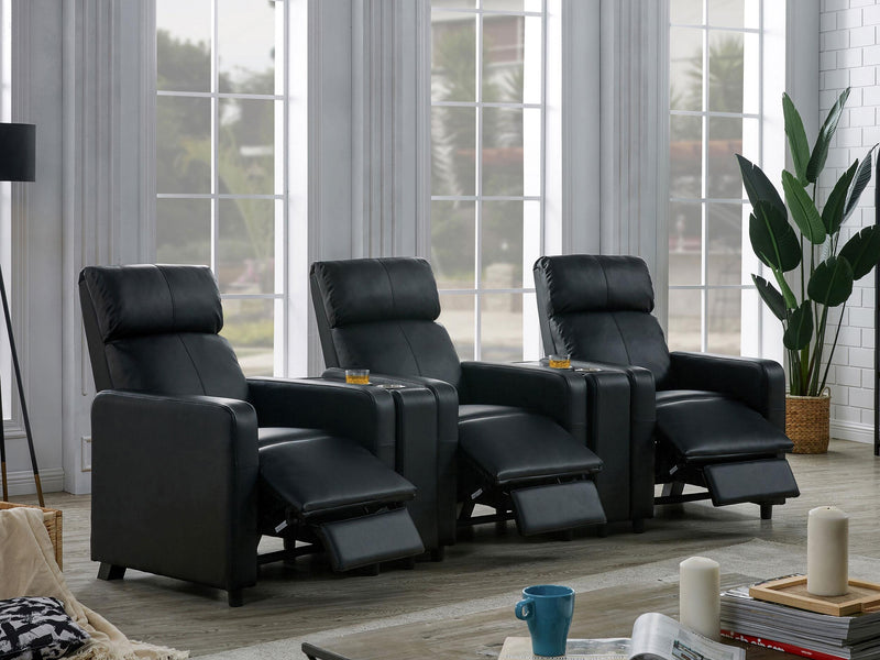 Toohey Upholstered Tufted Recliner Living Room Set