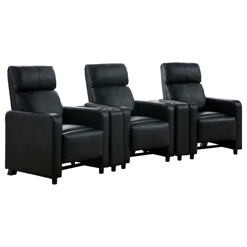 Toohey Upholstered Tufted Recliner Living Room Set