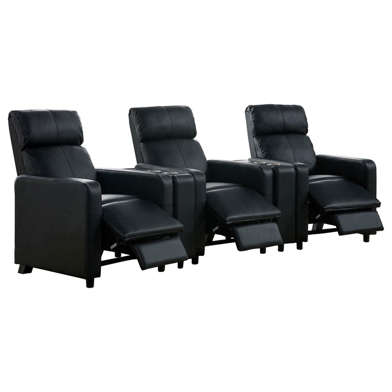 Toohey Upholstered Tufted Recliner Living Room Set