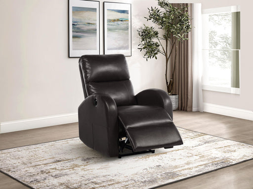 Grant Upholstered Power Recliner Chair Brown - alternate view