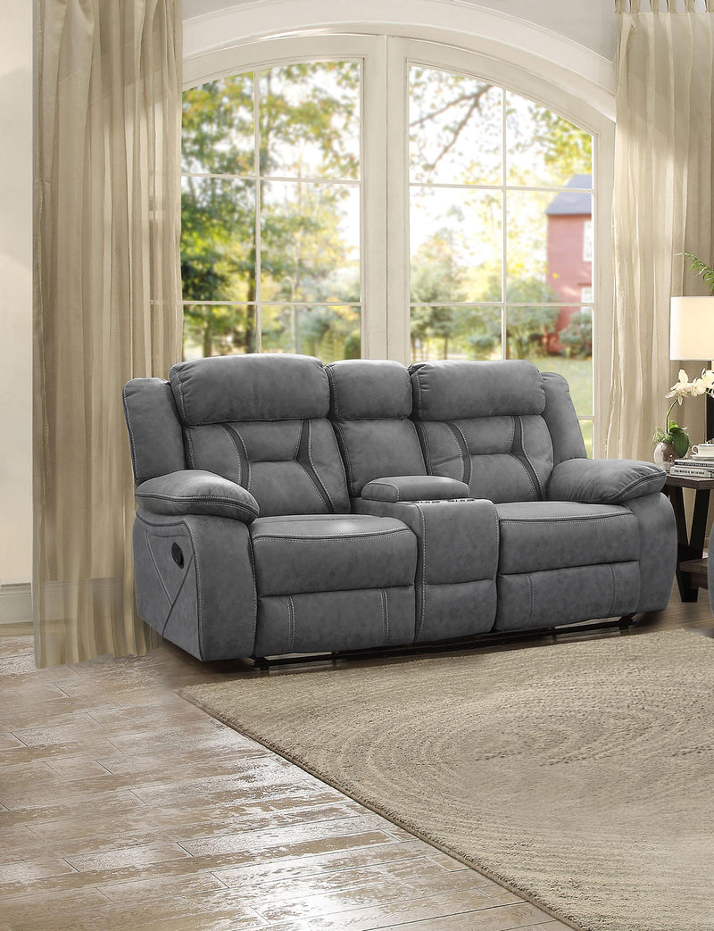 Higgins Upholstered Motion Reclining Loveseat