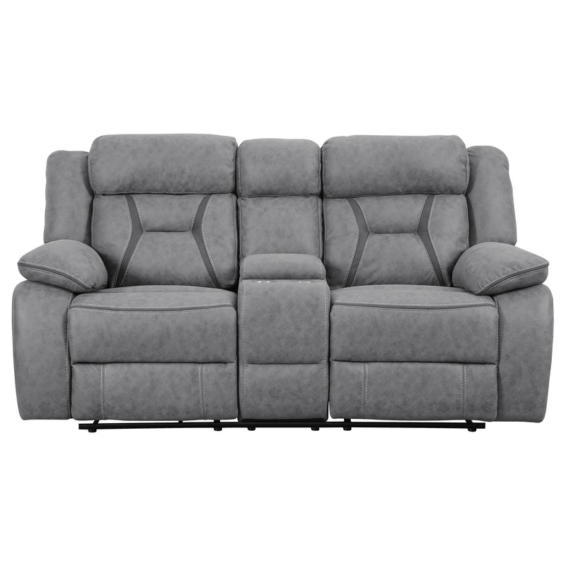 Higgins Upholstered Motion Reclining Loveseat