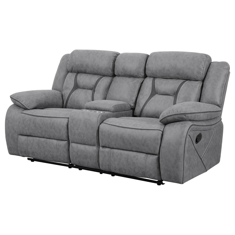 Higgins Upholstered Motion Reclining Loveseat