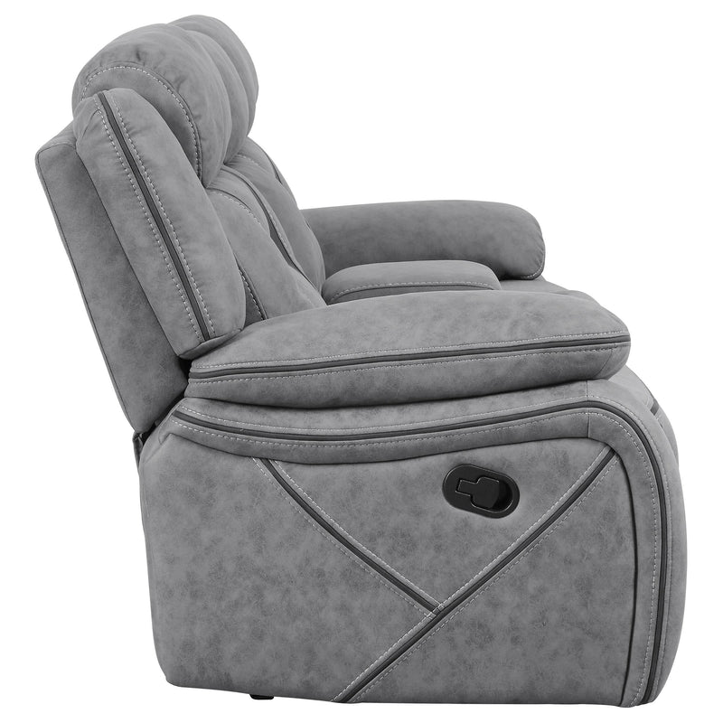 Higgins Upholstered Motion Reclining Loveseat