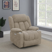 Houston Power Lift Recliner - Camel