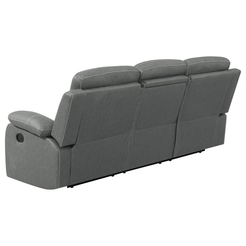 Nova Upholstered Padded Arm Reclining Sofa