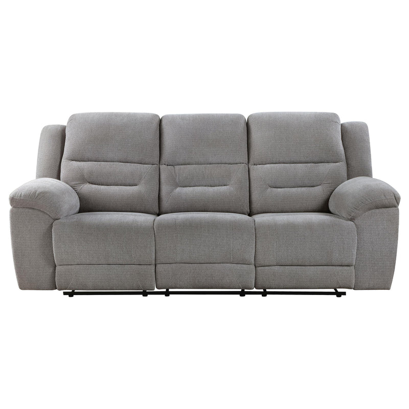 Gilson Chenille Upholstered Reclining Sofa