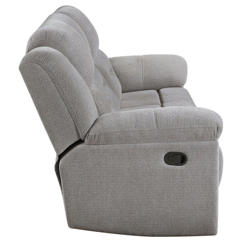 Gilson Chenille Upholstered Reclining Sofa