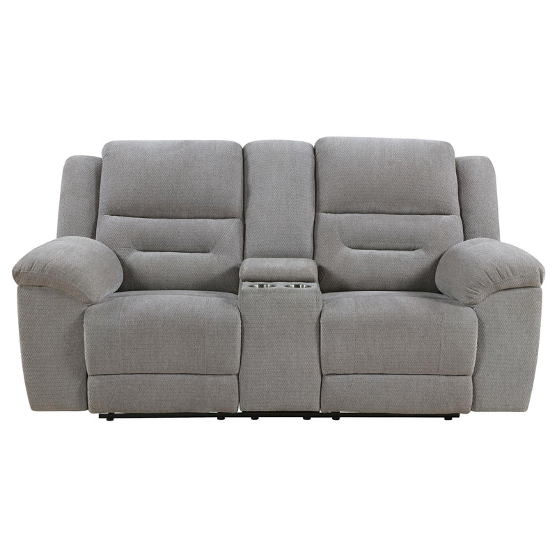 Gilson Chenille Upholstered Reclining Loveseat