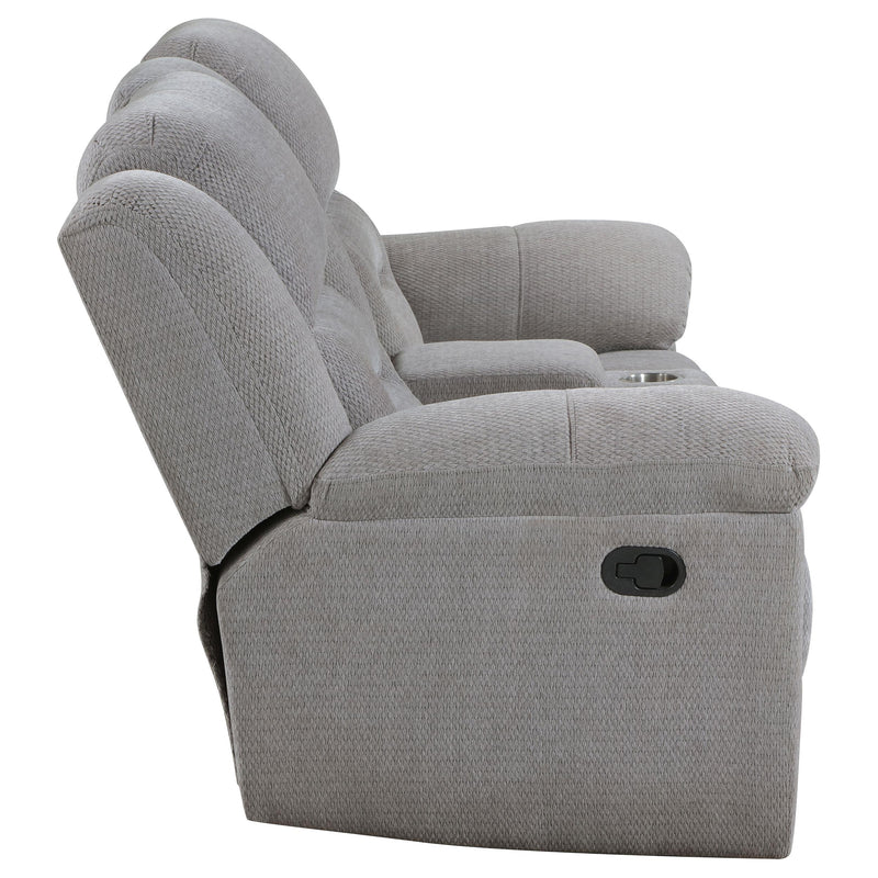 Gilson Chenille Upholstered Reclining Loveseat