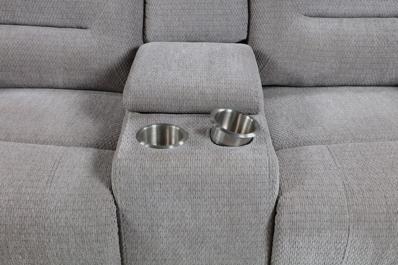 Gilson Chenille Upholstered Reclining Loveseat
