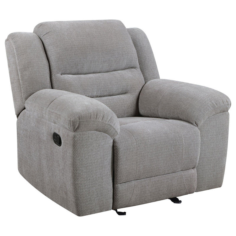 Gilson Chenille Upholstered Glider Recliner Chair