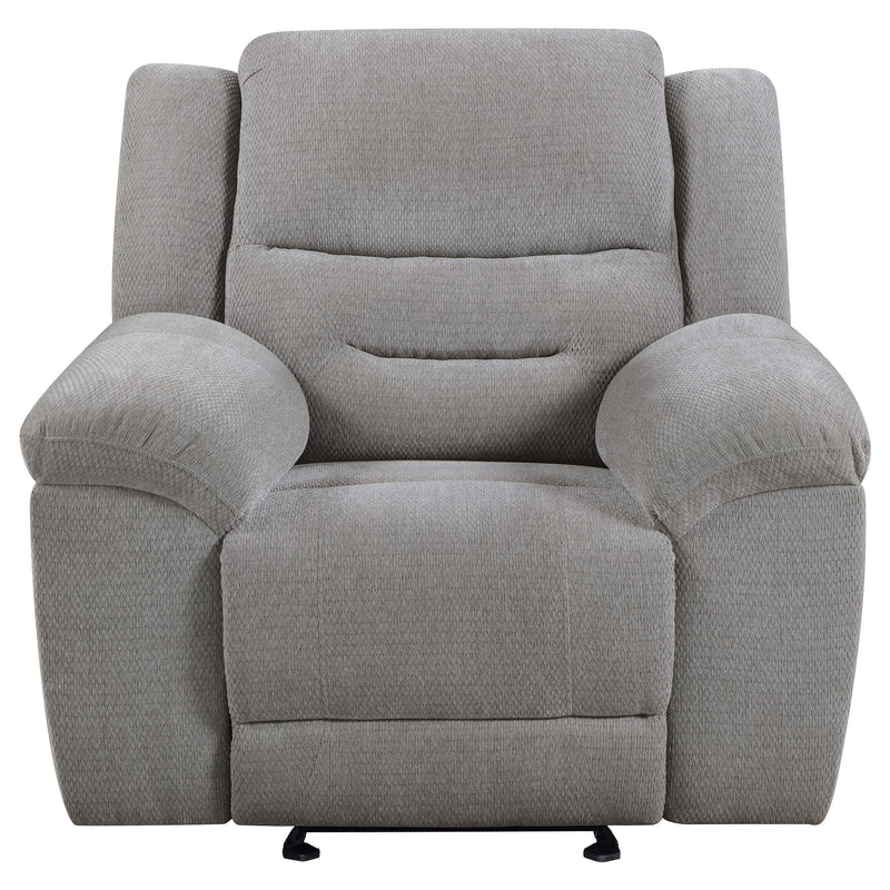 Gilson Chenille Upholstered Glider Recliner Chair