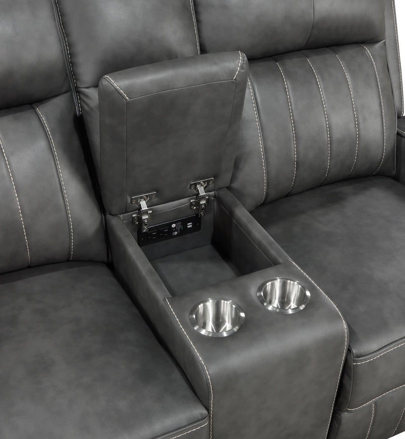 Raelynn 3-piece Upholstered Reclining Sofa Set