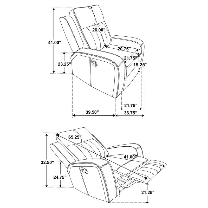 Raelynn 3-piece Upholstered Reclining Sofa Set