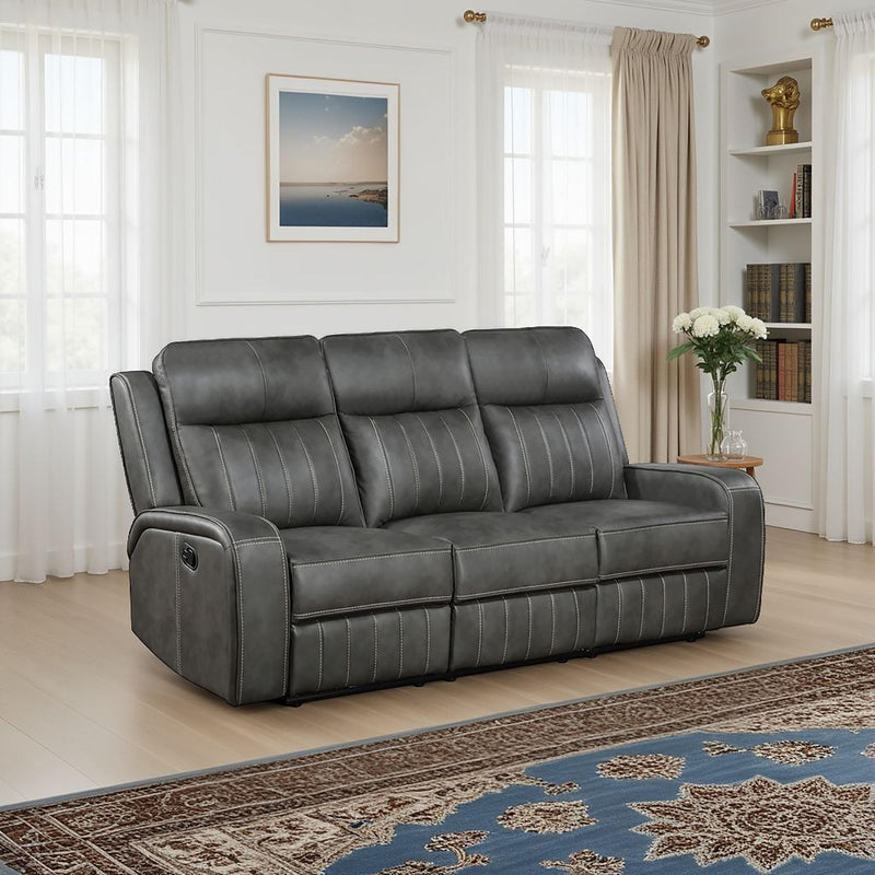 Raelynn Upholstered Track Arm Motion Sofa